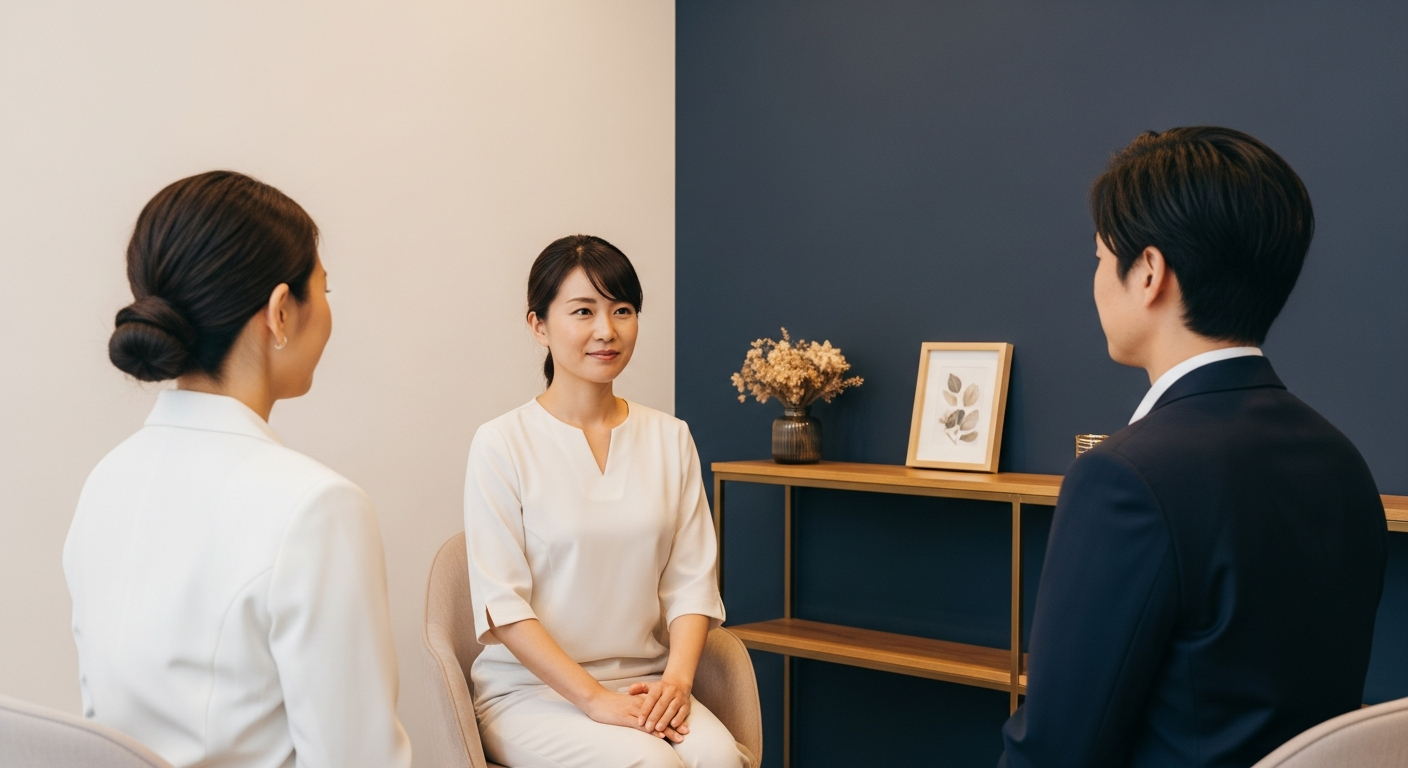 再構築を成功させる約束事と再発防止を示した図解イメージ。中央に『安心を取り戻すための共有(罰のための監視ではない)』というキーメッセージを置き、その周りに「連絡
