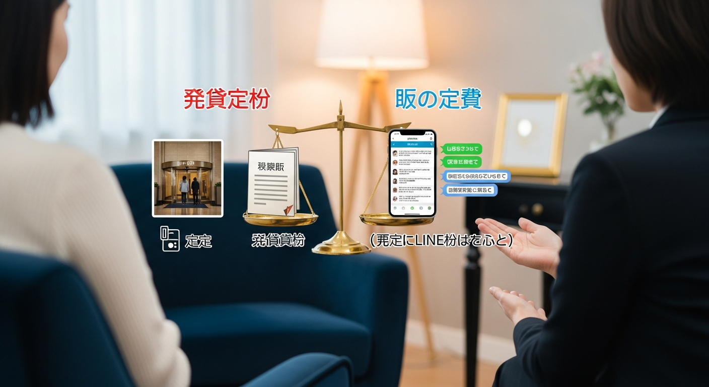 証拠を「強い証拠（ホテル出入りの写真・調査報告書・不貞を認めた録音）」と「弱い証拠（仲の良いLINEだけ）」に分け、天秤や強弱メーターで対比した図解イメージ。証